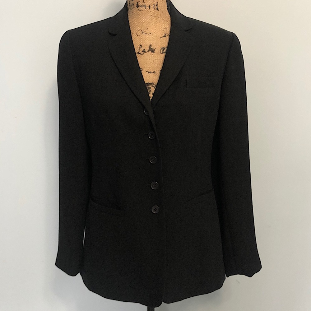 Vintage Chelsea Campbell Black Blazer Size 4